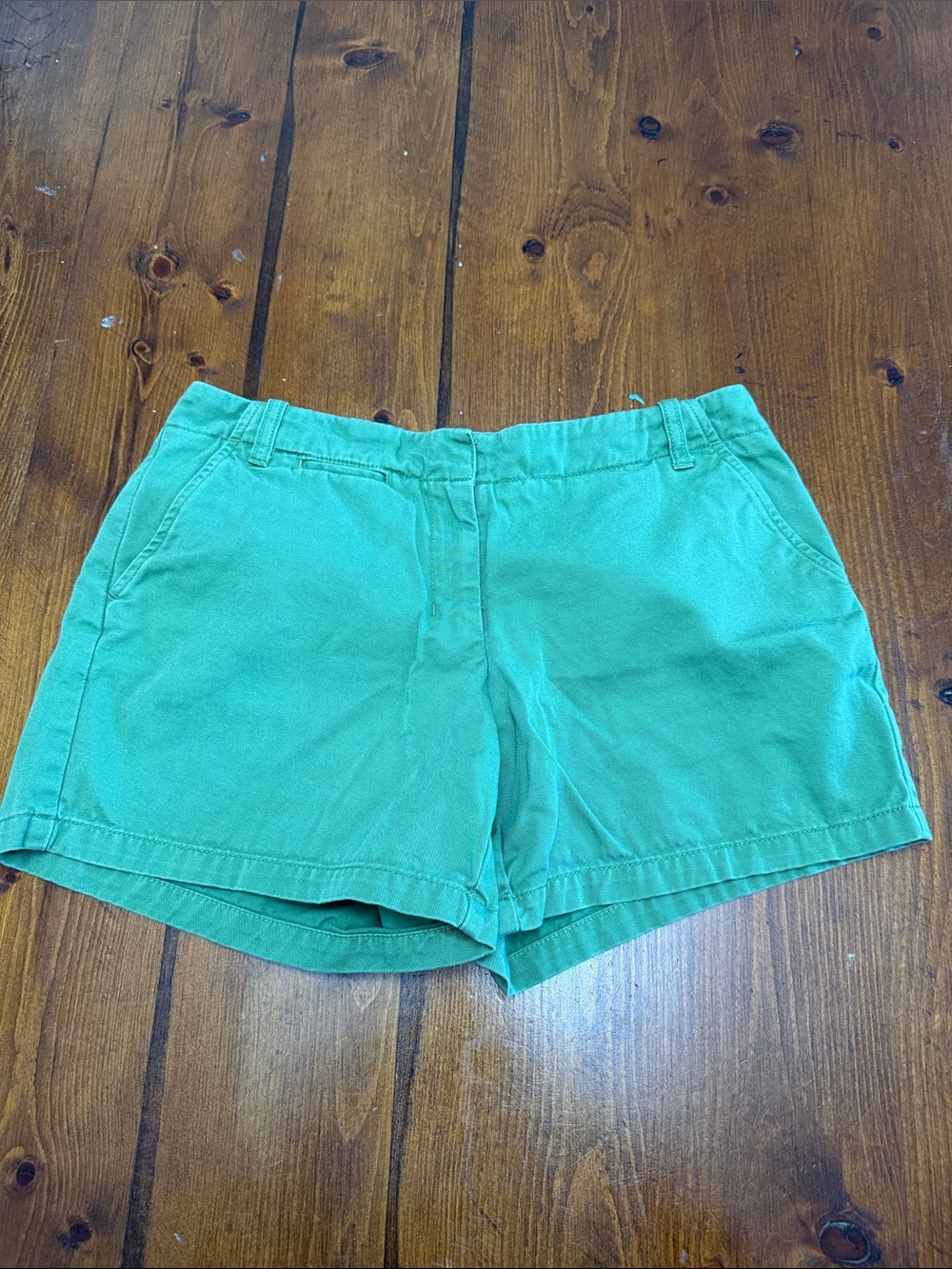 J. Crew Olive Green Cotton Bermuda Shorts